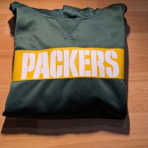 Green Bay Packers Nike OnField Hoodie Kids Size M Green & Gold